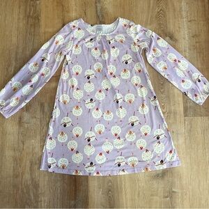 Hanna Anderson Ballerina Long Sleeve Nightgown, 10